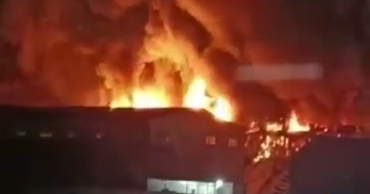 In Vladivostok, Russia, a fire broke out in warehouses — Russian propaganda publication TASS