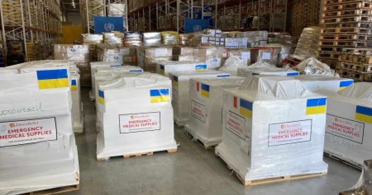 During the martial law Ukraine received more than ten thousand tons of medical humanitarian aid