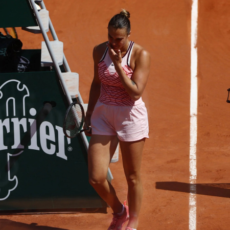 French Open Tennis Championships’ spectators boo Ukrainian tennis player Kostiuk for refusing to shake hands with Belarusian rival Sabalenka