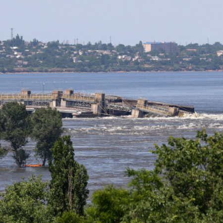 Рівень води у Каховському водосховищі сягнув 12,5 метра