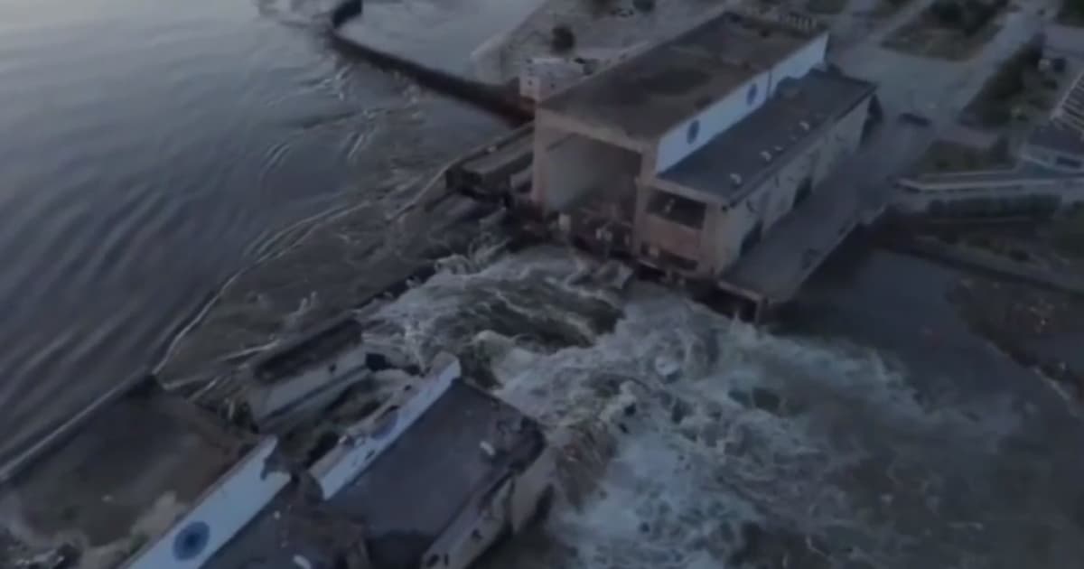 Рівень води Каховського водосховища в районі Нікополя за добу зменшився на 1.2 м