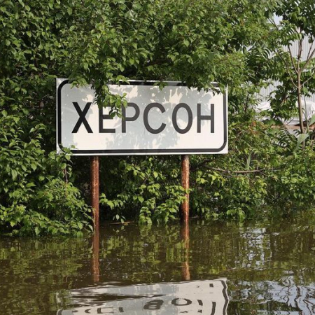 Середній рівень води у підтоплених районах Херсонщини — 80 см