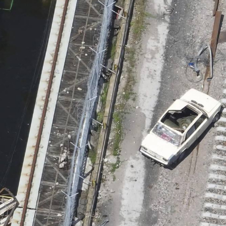 A car with alleged explosives had been parked near the Kakhovka HPP a week before it was blown up — Associated Press