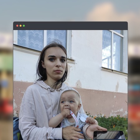 Deported mother and her baby son return to Ukraine from Russia