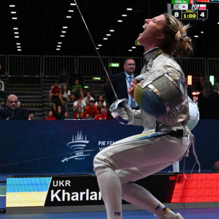 Ukrainian fencer Olha Kharlan refused to shake hands with a Russian athlete and was disqualified