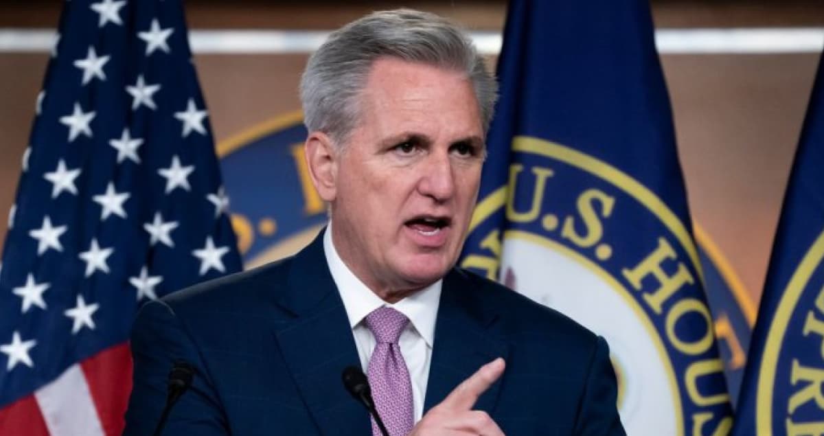 The US House of Representatives votes to remove Kevin McCarthy from the post of Speaker