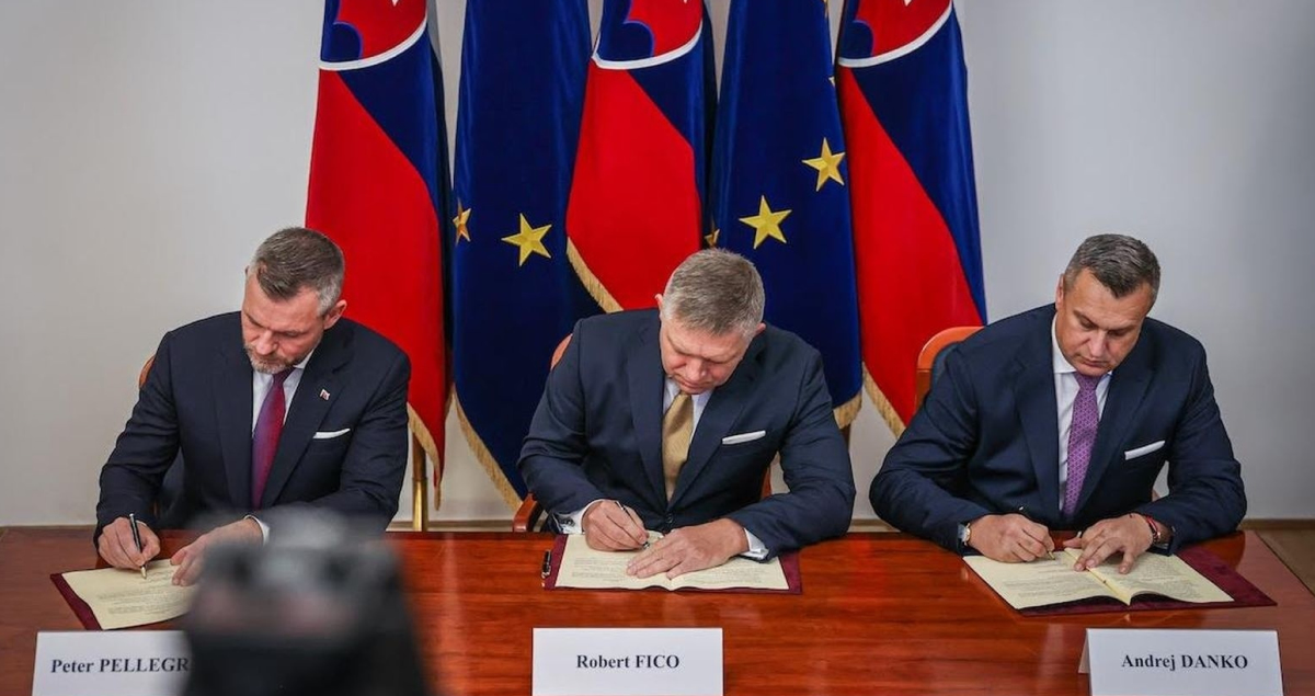 Three parties sign coalition agreement in Slovakia