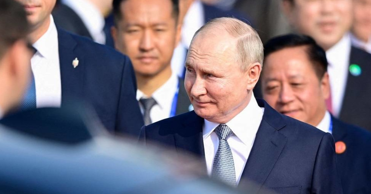 Russian President Vladimir Putin arrives in Beijing on a visit