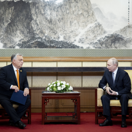 Hungarian Prime Minister Orbán and Putin meet in Beijing