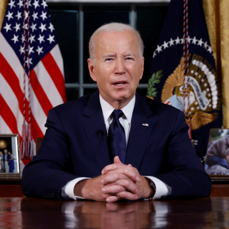 President of the US, Joe Biden, addresses Americans and appeals to them to support Ukraine and Israel