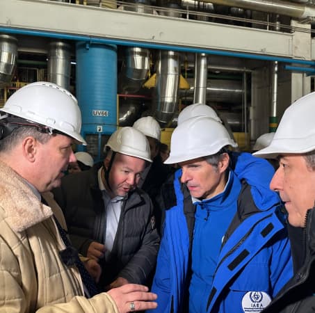 IAEA mission visits Zaporizhzhia NPP occupied by Russians