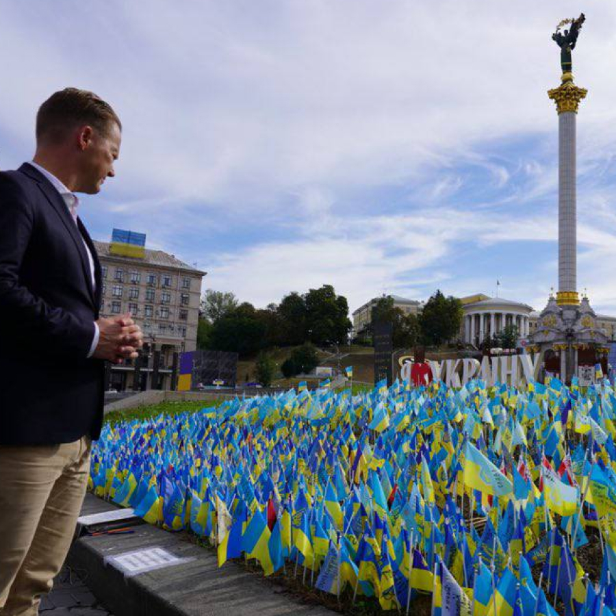 Очільник МЗС Єппе Кофод Данії прибув до Києва