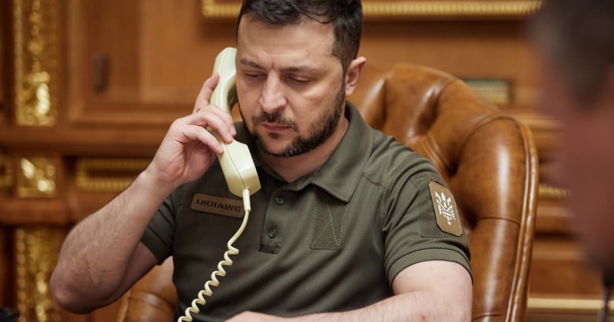 Volodymyr Zelenskyy had a conversation with Ursula von der Leyen.