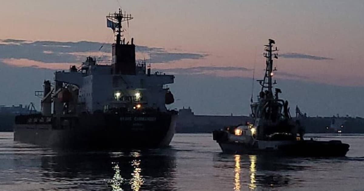 The ship "BRAVE COMMANDER" with grain for Africa left the port "Pivdenny"