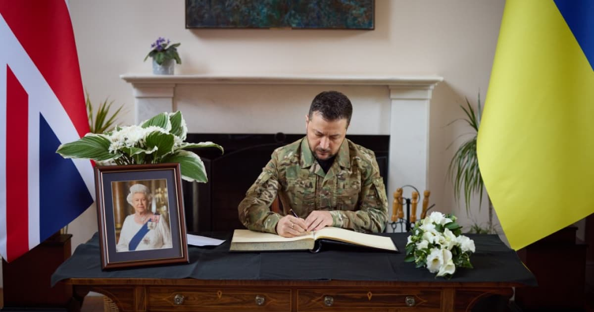 Volodymyr Zelenskyy honored the memory of Her Majesty Queen Elizabeth II