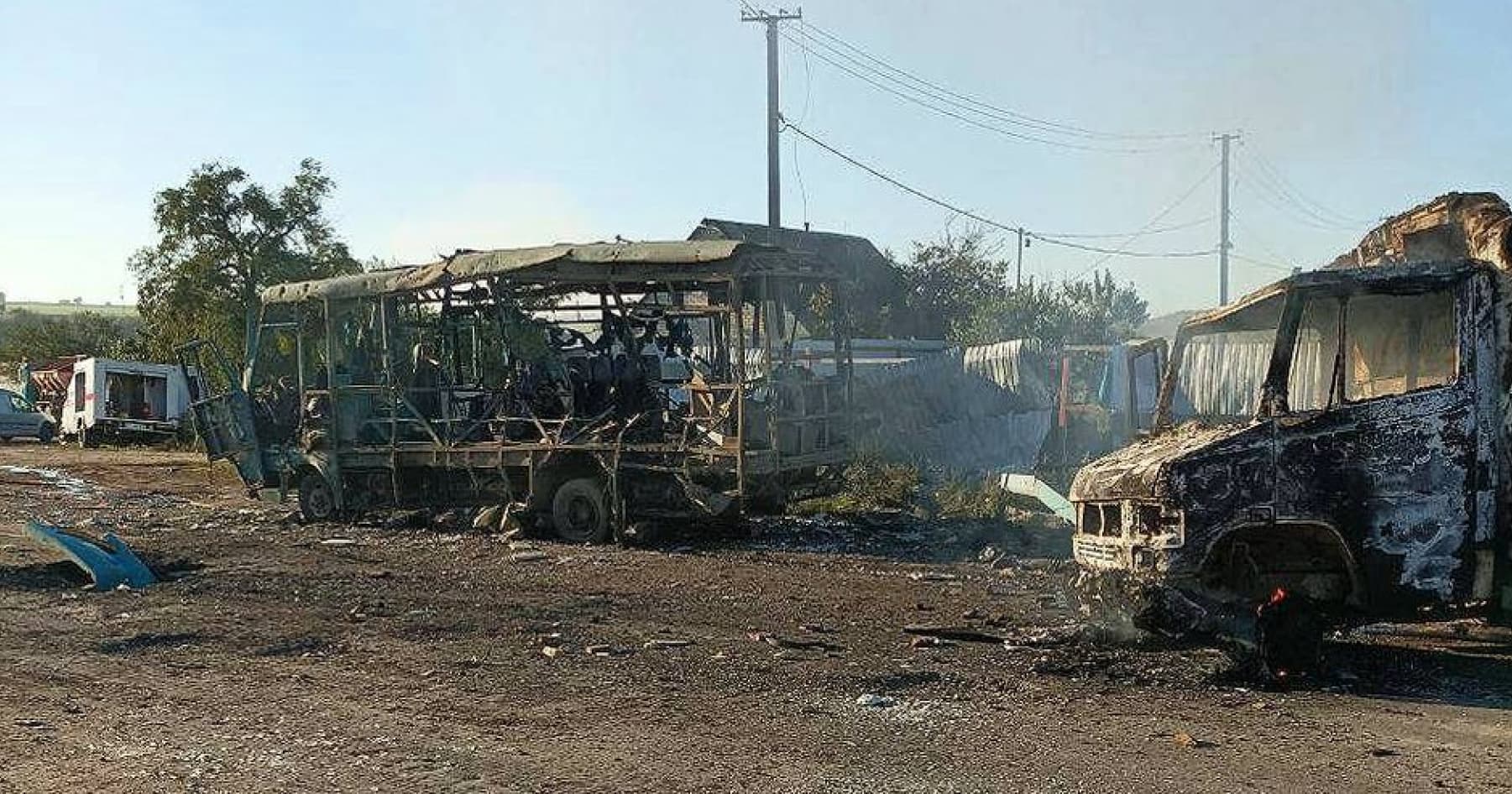 In the Kherson region, on October 7, Russians shelled a convoy of civilian cars that were waiting in line for a pontoon crossing near the Daria bridge