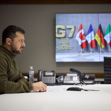 Zelenskyy called on G7 leaders to block the Russian energy sector with sanctions