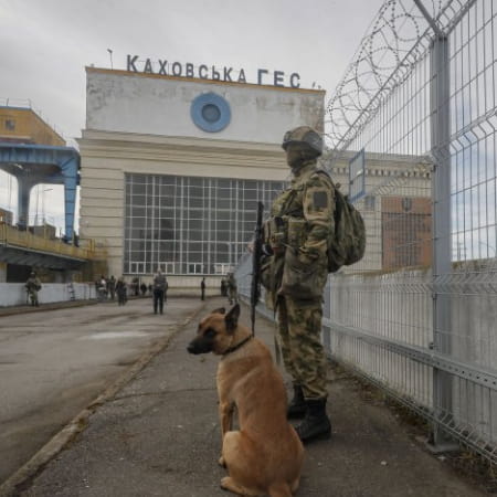 The Russians mined the Kakhovka HPP back in April