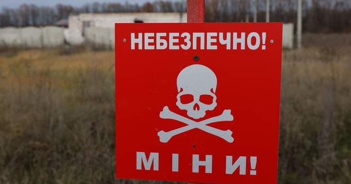 Наразі 30% території України заміновано — очільник ДСНС