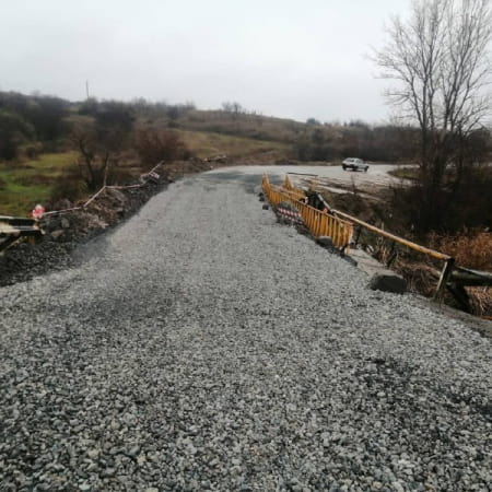 У Заградівці на Херсонщині спеціалісти полагодили міст через Інгулець