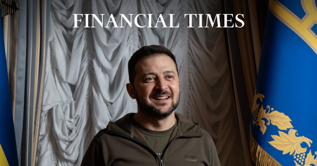 Зеленський став «Людиною року» за версією Financial Times