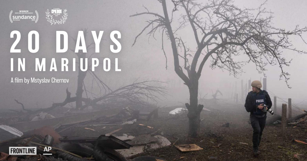 The film "20 Days in Mariupol" by Mstyslav Chernov has won the BAFTA Award for Best Documentary