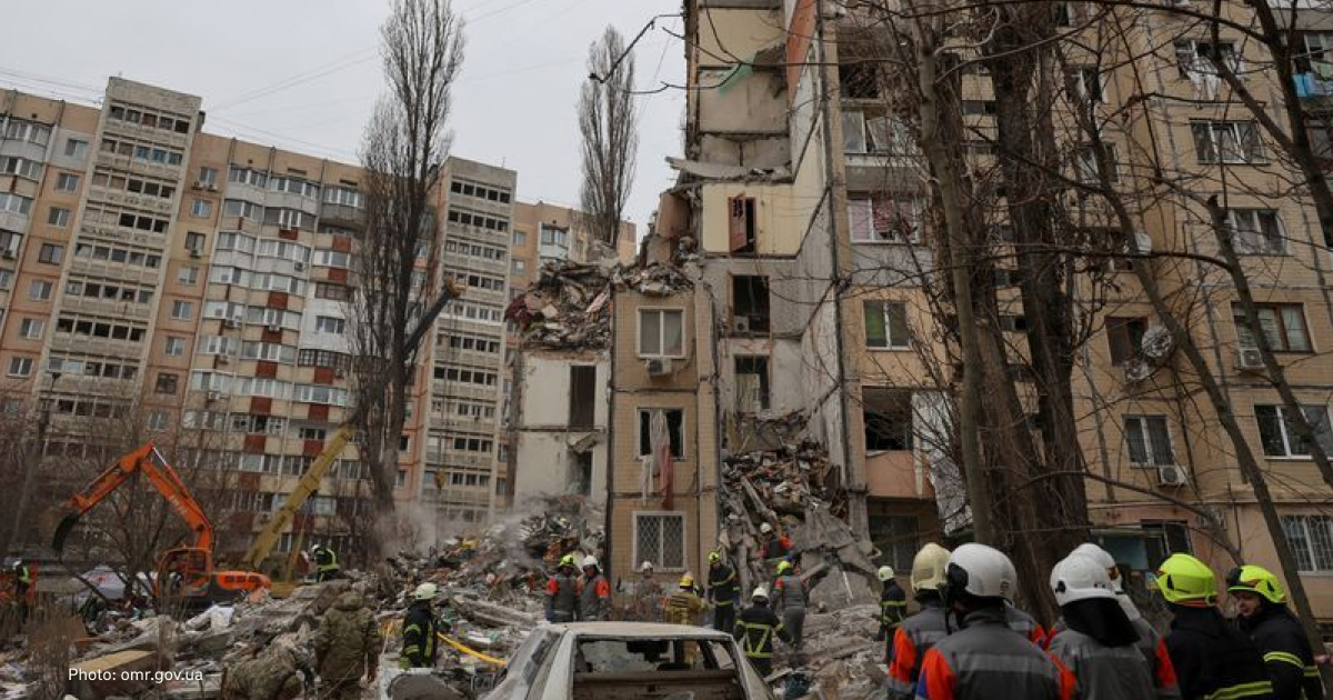 12 people killed, including five children, in a Russian attack on Odesa on the night of March 2